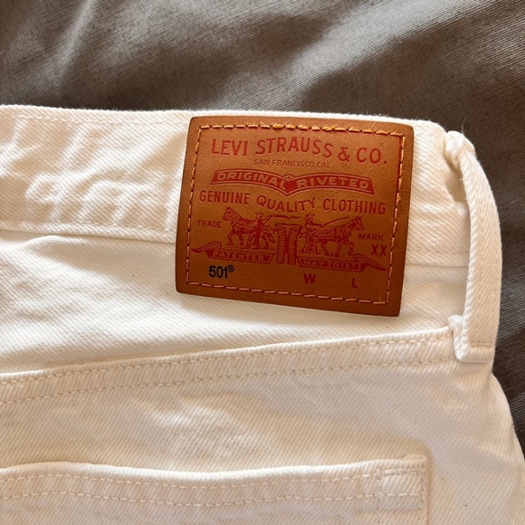 501® ORIGINAL FIT WOMEN'S JEANS WHITE - Picture 5 of 6